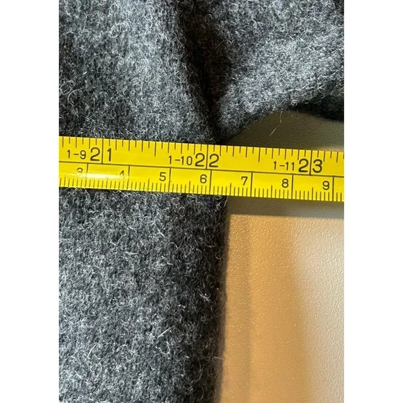 Naadam Mens 100% Cashmere V Neck Pullover Smoke Gray NWT XL